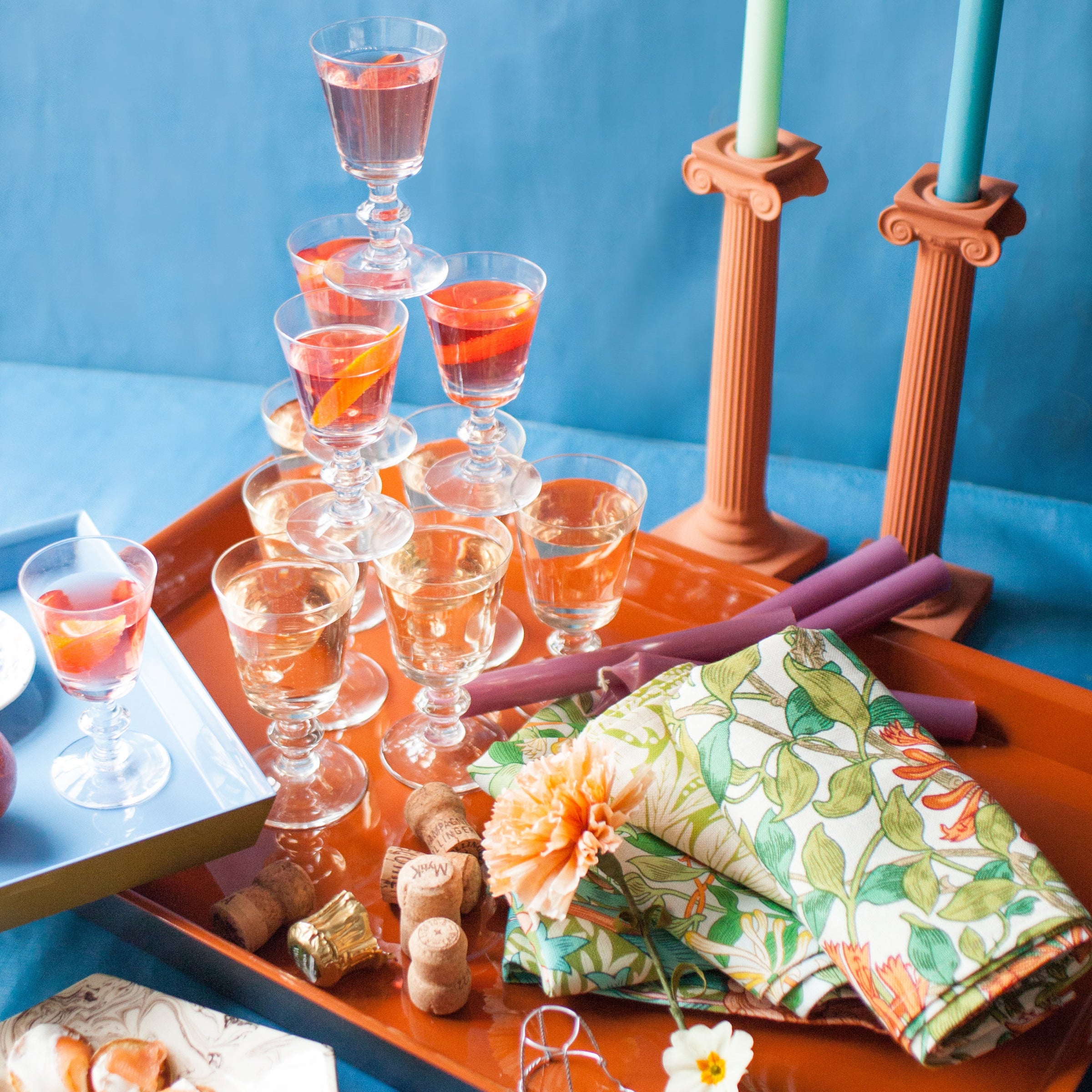 Ionic Terracotta Column Candlestick | Schumacher Design Shop