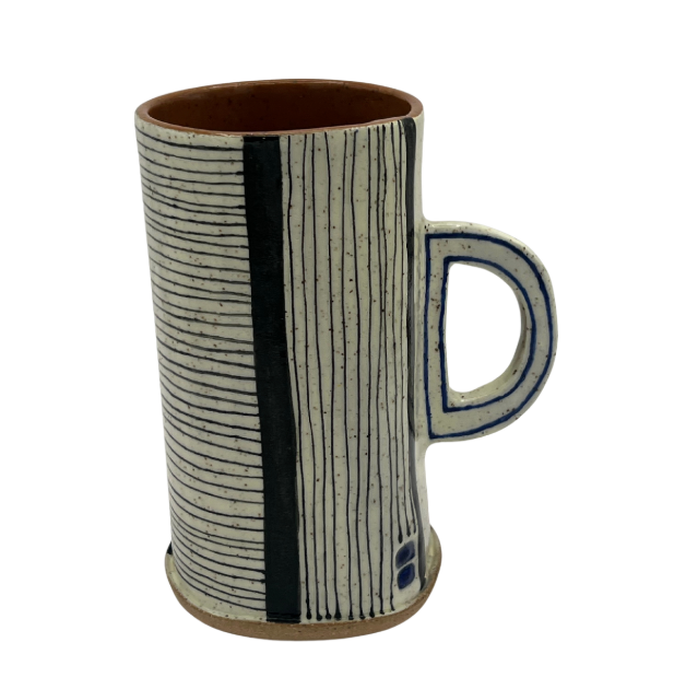 16 oz mug by Hadiya Williams, a food-safe handmade drinkware piece sold by Schumacher Design Shop