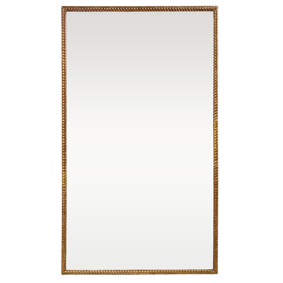 Large But Delicate 19th Century French Gold Leaf Antique Mirror With large-but-delicate-19th-century-french-gold-leaf-antique-mirror-with